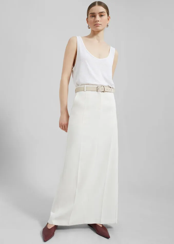 The Frankie Shop Bottoms Indio Maxi Skirt 8211 Off White 8211 Women