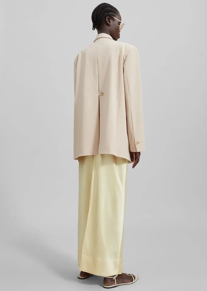 The Frankie Shop Bottoms Siovhan Satin Skirt 8211 Yellow 8211 Women
