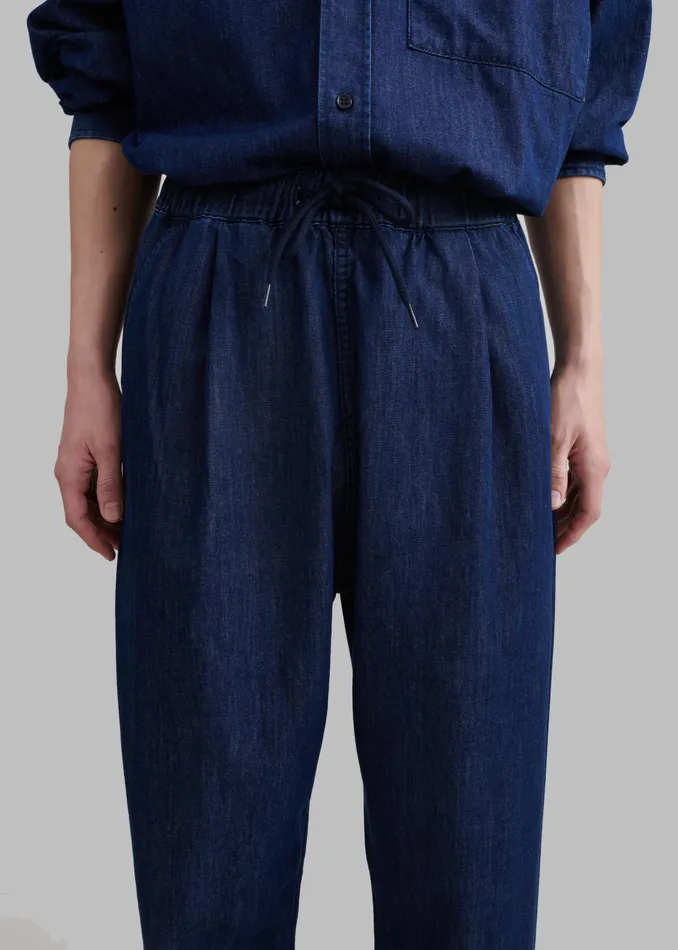 The Frankie Shop Bottoms Tanner Denim Pants 8211 Raw Wash 8211 Men