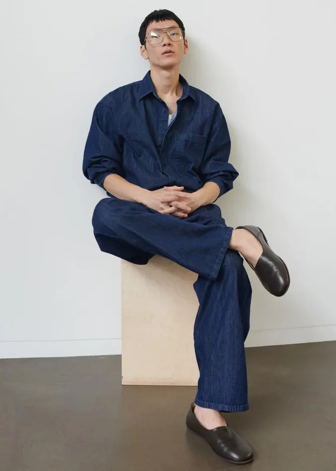 The Frankie Shop Bottoms Tanner Denim Pants 8211 Raw Wash 8211 Men