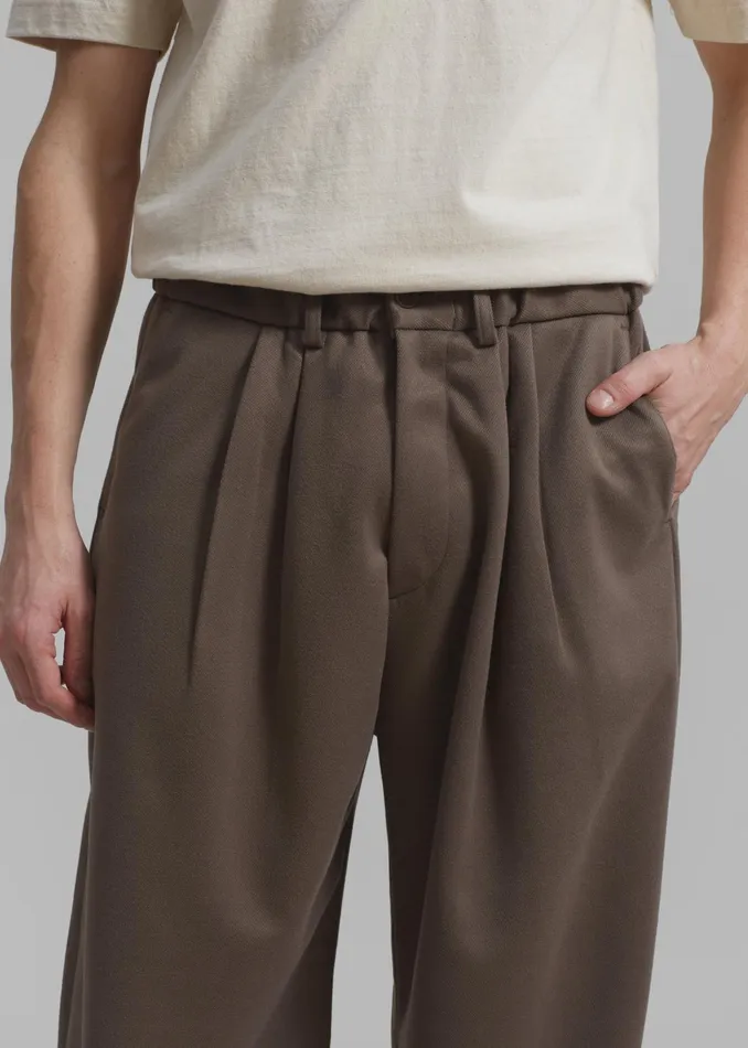 The Frankie Shop Bottoms Theo Pants 8211 Cocoa 8211 Men
