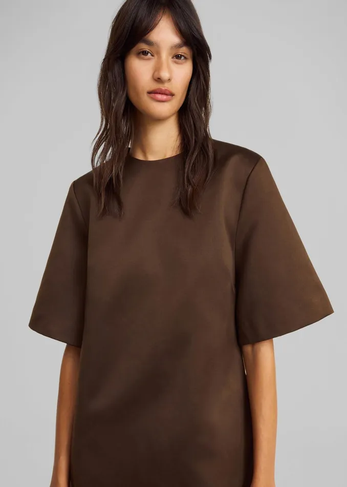 The Frankie Shop Dresses By Malene Birger Harperz Dress 8211 Dark Mahogany 8211 Women