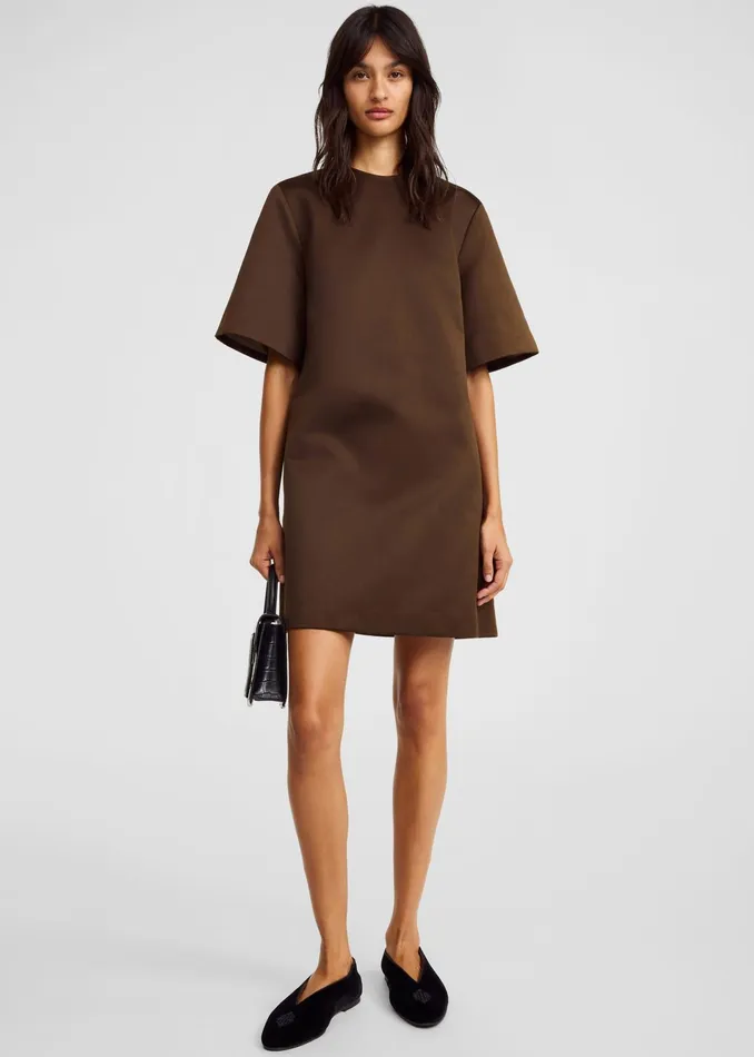 The Frankie Shop Dresses By Malene Birger Harperz Dress 8211 Dark Mahogany 8211 Women