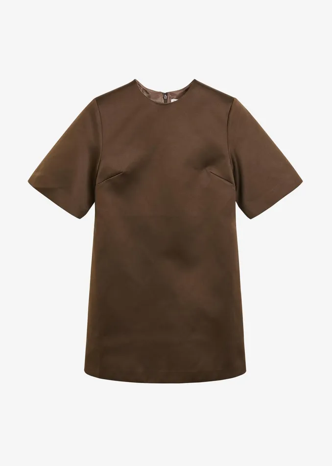 The Frankie Shop Dresses By Malene Birger Harperz Dress 8211 Dark Mahogany 8211 Women