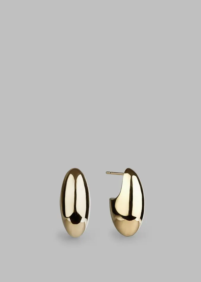 The Frankie Shop Otiumberg Pebble Stud Earrings 8211 Gold Vermeil 8211 Women