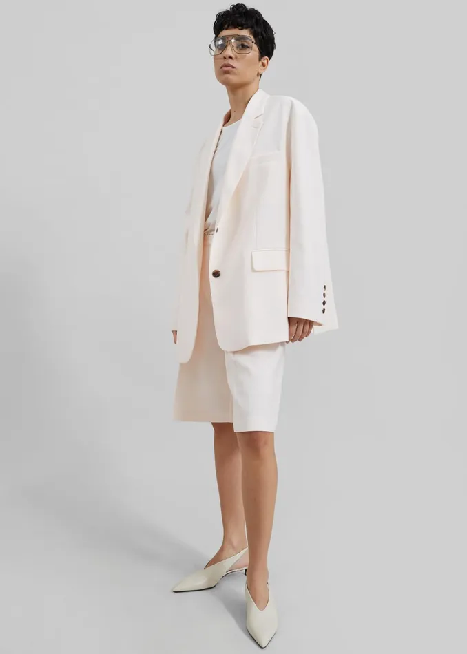 The Frankie Shop Outerwear Bea Blazer 8211 Light Peach 8211 Women