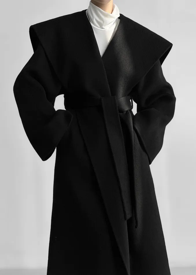 The Frankie Shop Outerwear Evelyn Coat 8211 Black 8211 Women