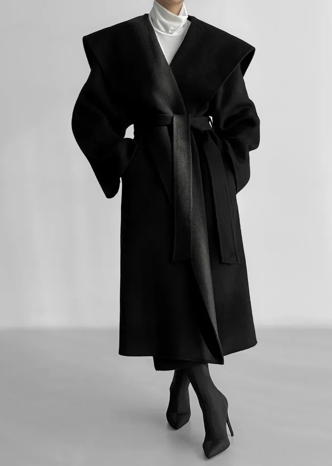 The Frankie Shop Outerwear Evelyn Coat 8211 Black 8211 Women