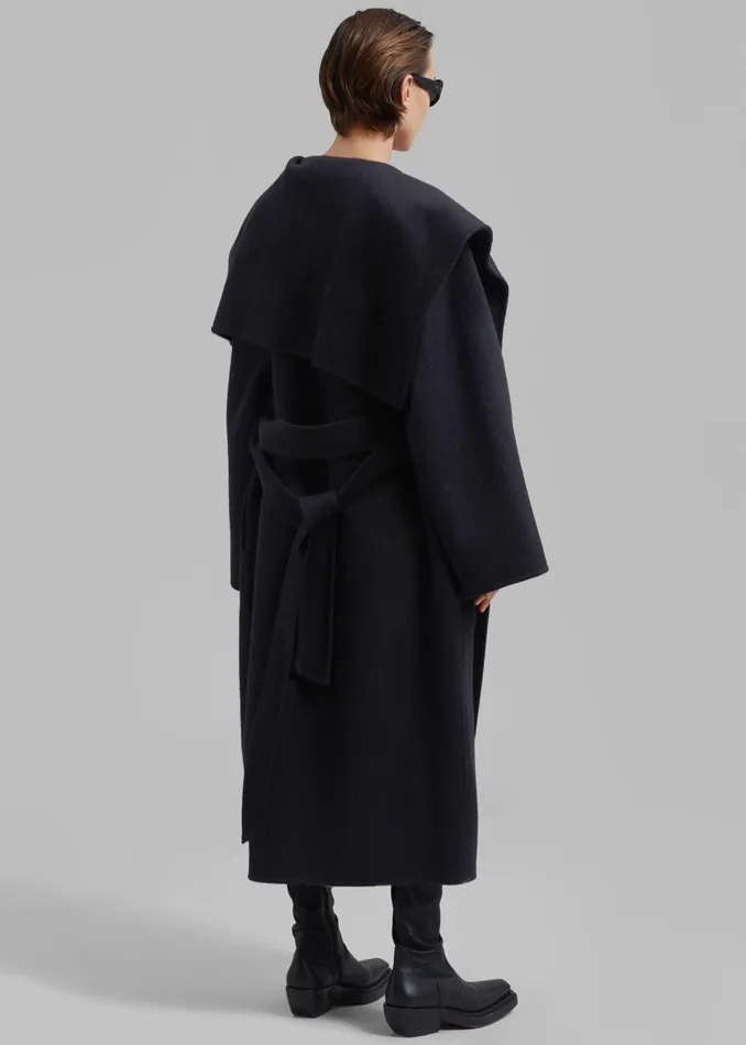 The Frankie Shop Outerwear Evelyn Coat 8211 Black 8211 Women