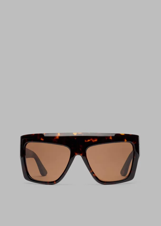 The Frankie Shop Port Tanger Hal Sunglasses 8211 Myrrh AcetateTobacco Lens 8211 WomenMen