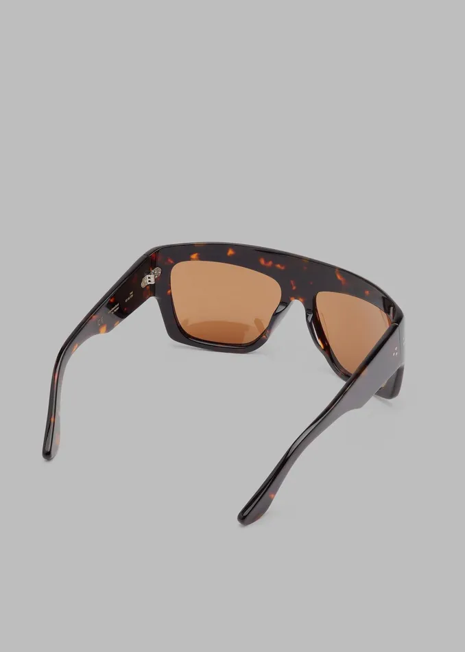 The Frankie Shop Port Tanger Hal Sunglasses 8211 Myrrh AcetateTobacco Lens 8211 WomenMen