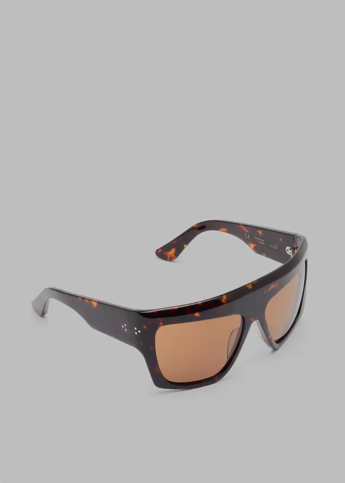 The Frankie Shop Port Tanger Hal Sunglasses 8211 Myrrh AcetateTobacco Lens 8211 WomenMen