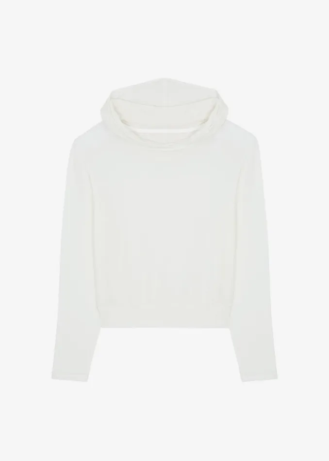 The Frankie Shop Tops Adira Hoodie 8211 White 8211 Women