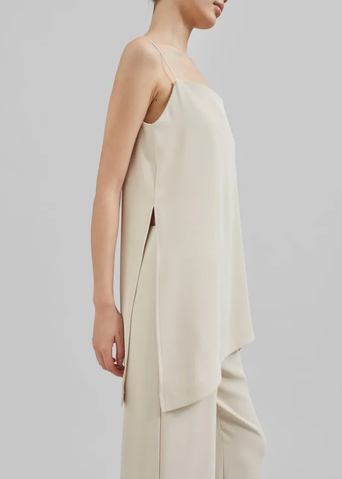 The Frankie Shop Tops Imre Tank Top 8211 Beige 8211 Women