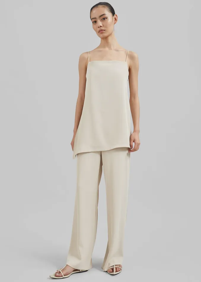 The Frankie Shop Tops Imre Tank Top 8211 Beige 8211 Women