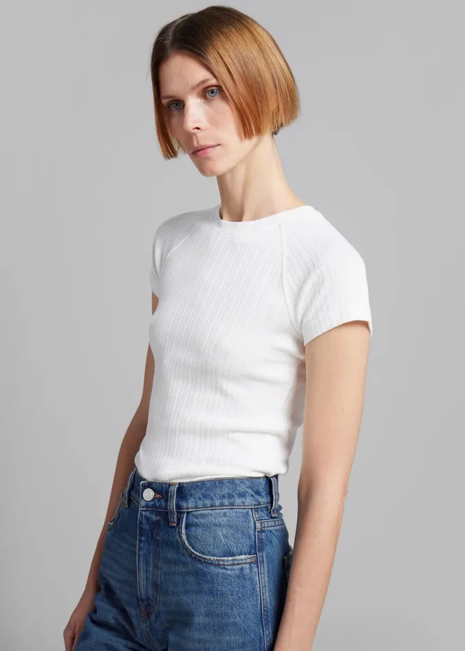 The Frankie Shop Tops Samse Samse Salinn TShirt 8211 White 8211 Women