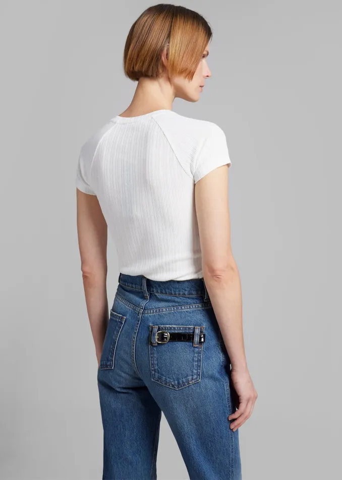 The Frankie Shop Tops Samse Samse Salinn TShirt 8211 White 8211 Women