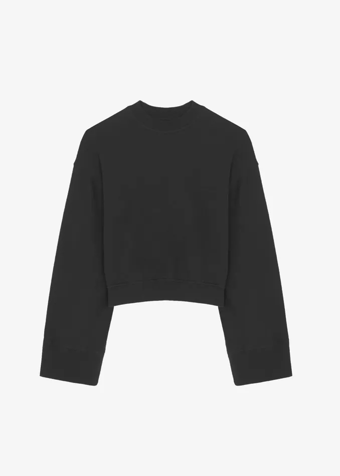 The Frankie Shop Tops Talia Sweatshirt 8211 Black 8211 Women