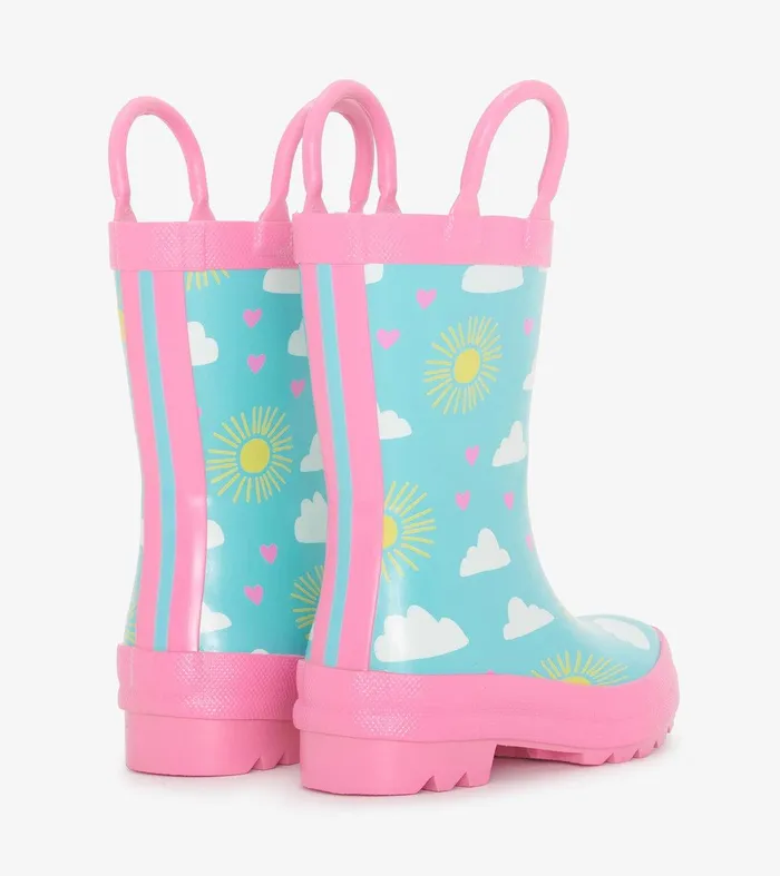 Toddler Girls Happy Skies Rain Boots Hatley