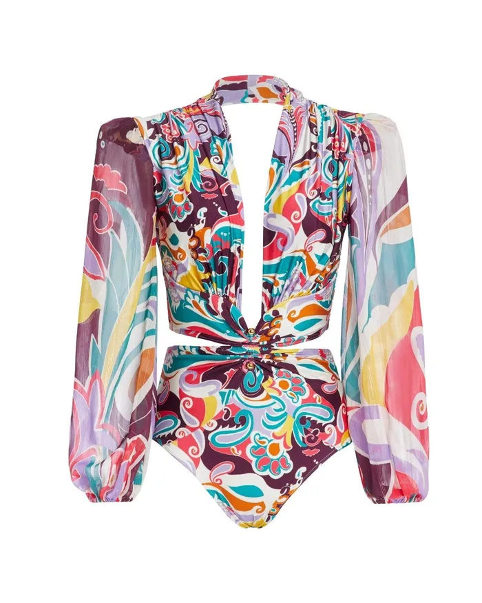 Tops and Bodysuits Women PatBO Daydreamer Plunge Bodysuit X Harrods EXCLUSIVE
