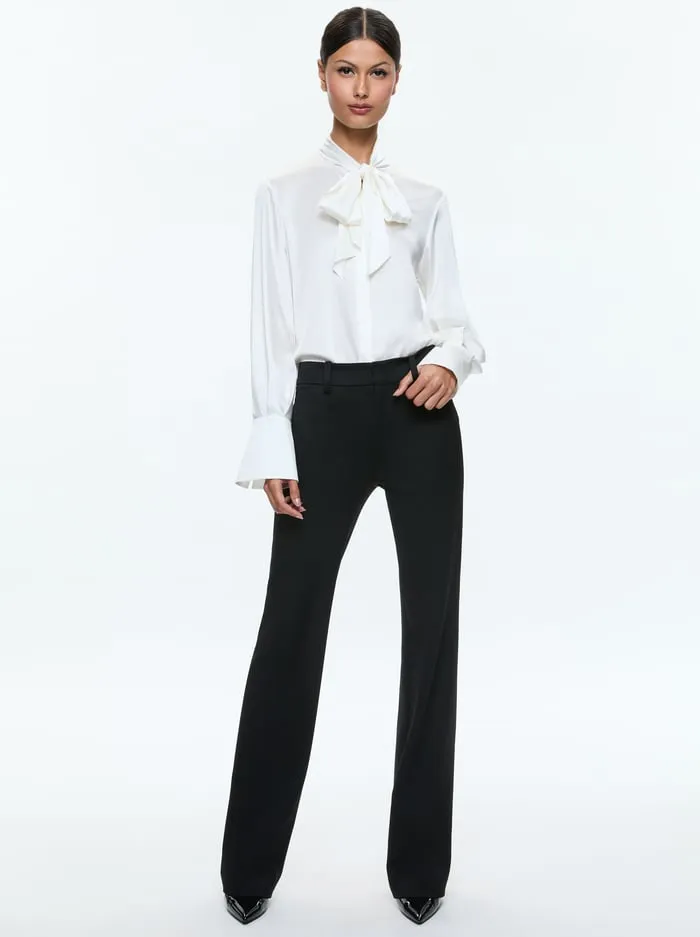 Tops Women Alice Olivia Lloyd Button Down Off White