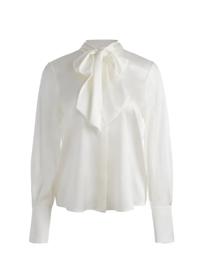 Tops Women Alice Olivia Lloyd Button Down Off White