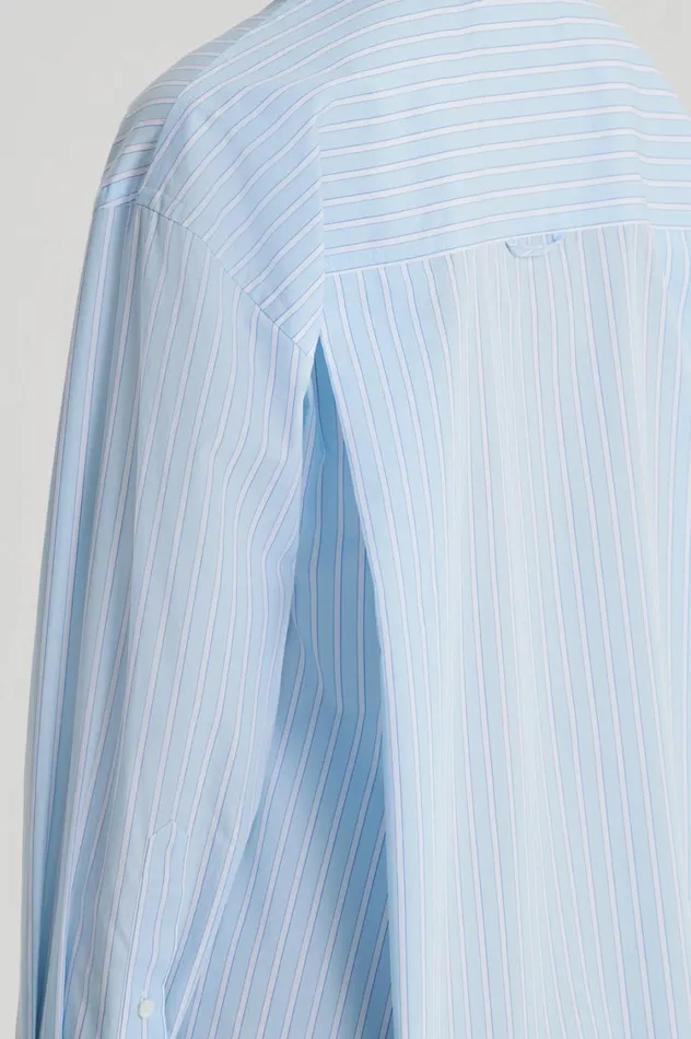 Tops Women Scanlan Theodore STRIPED SHIRT Paleblue Tops Women Scanlan Theodore STRIPED SHIRT Paleblue