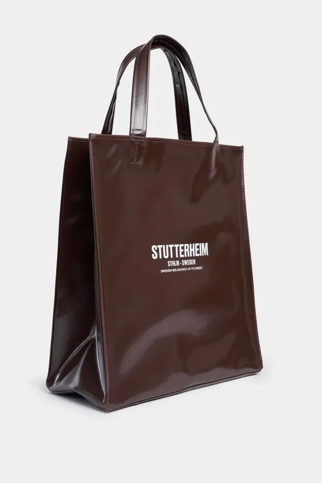 Tote Bags Women Stutterheim Stylist Opal Bag Dark Brown Opal