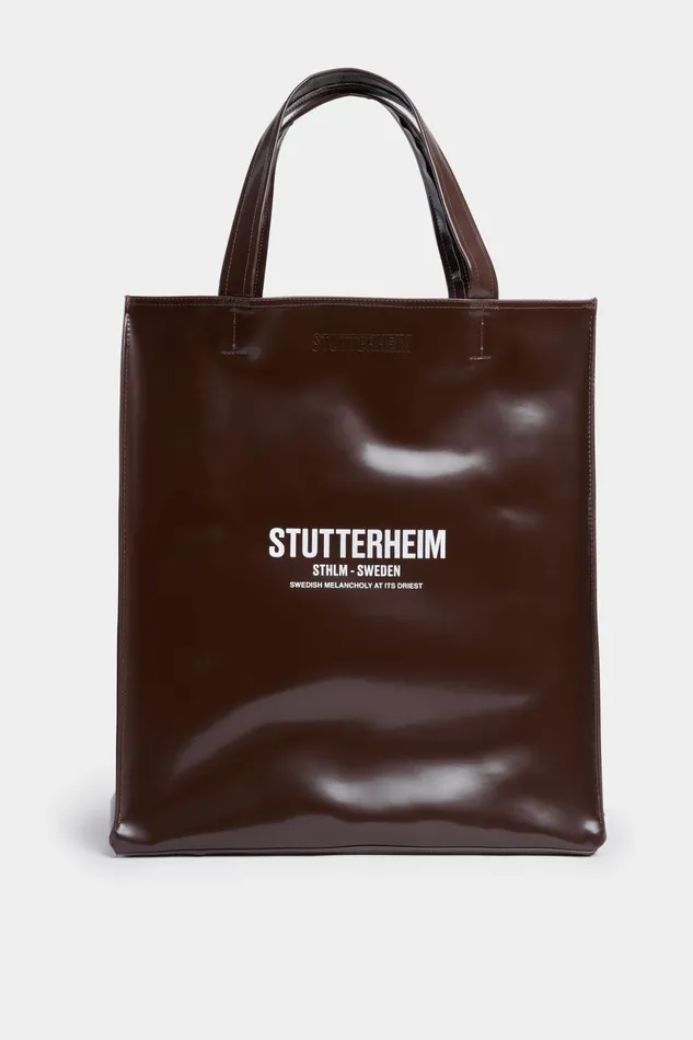 Tote Bags Women Stutterheim Stylist Opal Bag Dark Brown Opal