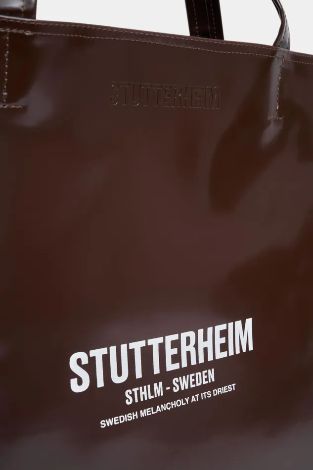 Tote Bags Women Stutterheim Stylist Opal Bag Dark Brown Opal