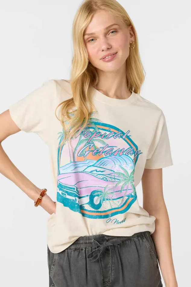 TROPICAL GETAWAY TEE Women O039NEILL Clothing