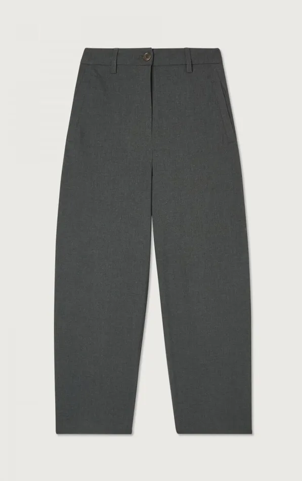 Trousers Kabird Melange Charcoal Women American Vintage Trousers Trousers Kabird Melange Charcoal Women American Vintage Trousers