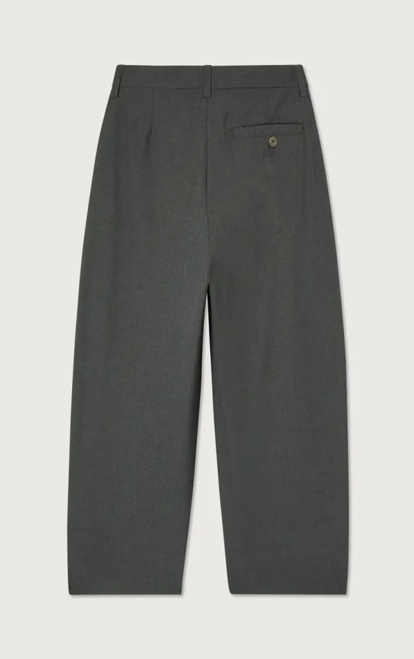 Trousers Kabird Melange Charcoal Women American Vintage Trousers Trousers Kabird Melange Charcoal Women American Vintage Trousers