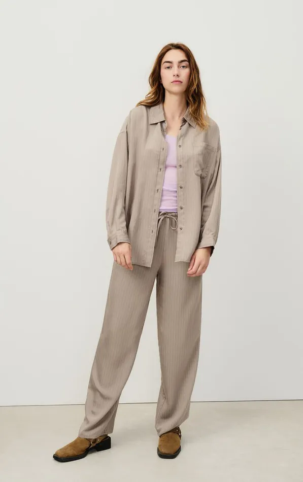 Trousers Okyrow Striped Beaver Women American Vintage Trousers Trousers Okyrow Striped Beaver Women American Vintage Trousers