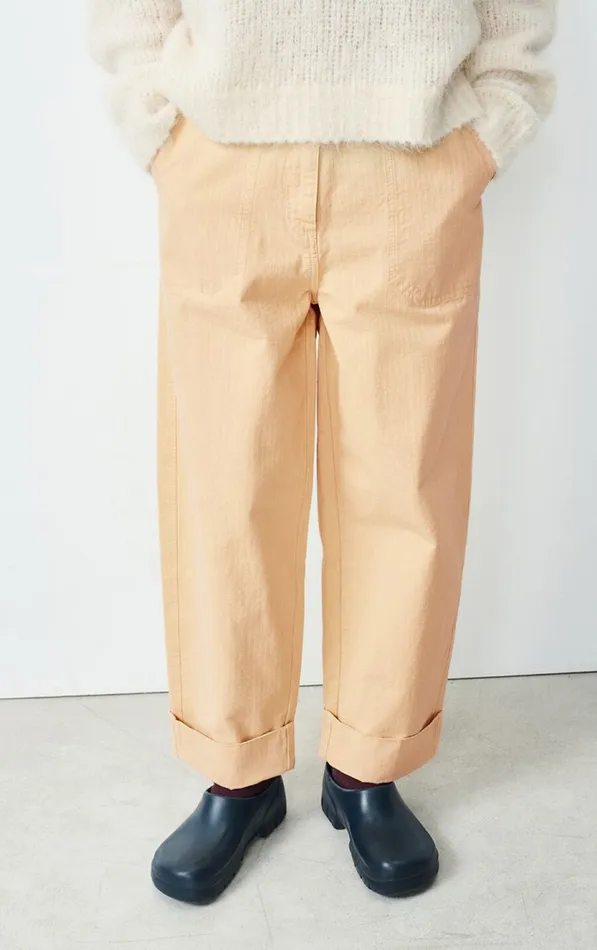 Trousers Rygybay Sand Women American Vintage Trousers
