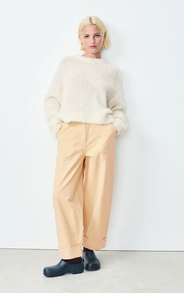 Trousers Rygybay Sand Women American Vintage Trousers Trousers Rygybay Sand Women American Vintage Trousers