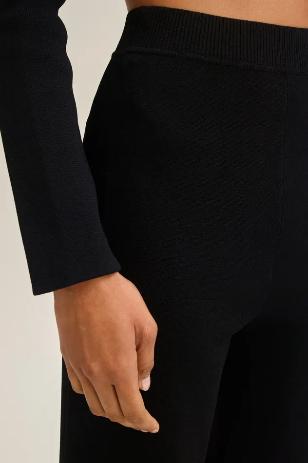 Trousers Women Scanlan Theodore MICRO CREPE CROP TROUSER Black Trousers Women Scanlan Theodore MICRO CREPE CROP TROUSER Black