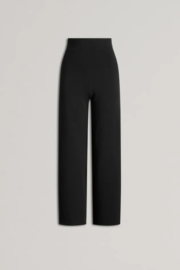 Trousers Women Scanlan Theodore MICRO CREPE CROP TROUSER Black Trousers Women Scanlan Theodore MICRO CREPE CROP TROUSER Black