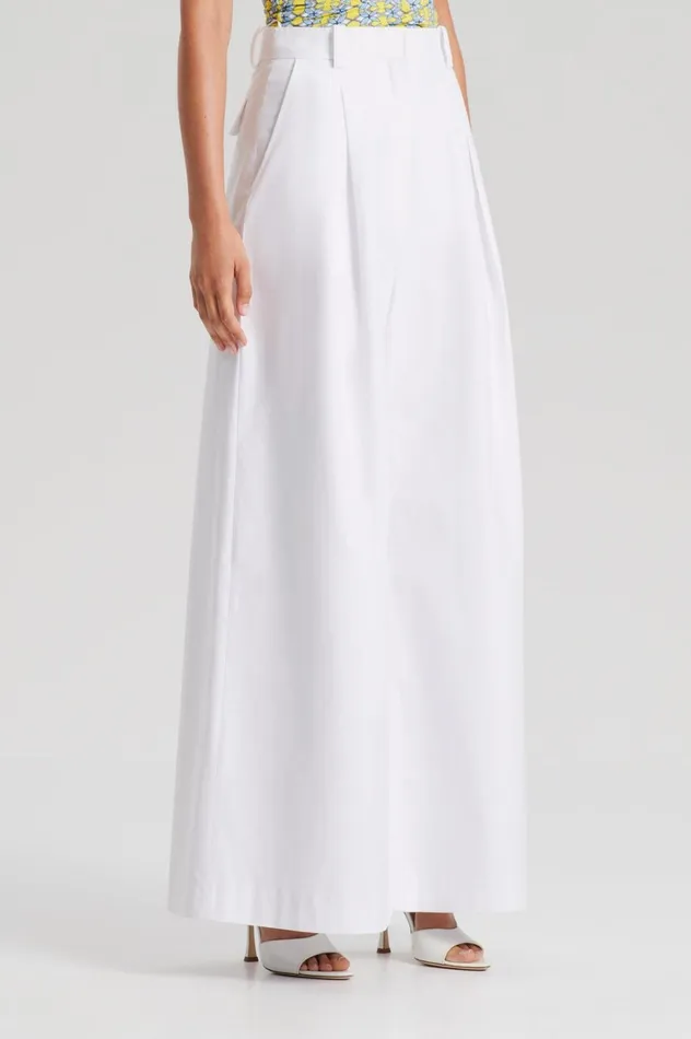 Trousers Women Scanlan Theodore PLEAT DRAPE LEG TROUSER Opticalwhite Trousers Women Scanlan Theodore PLEAT DRAPE LEG TROUSER Opticalwhite