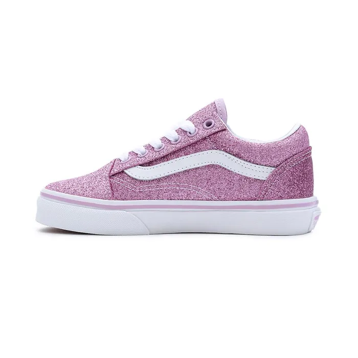 Vans Classics Kids Glitter Old Skool Shoes 48 Years Purple