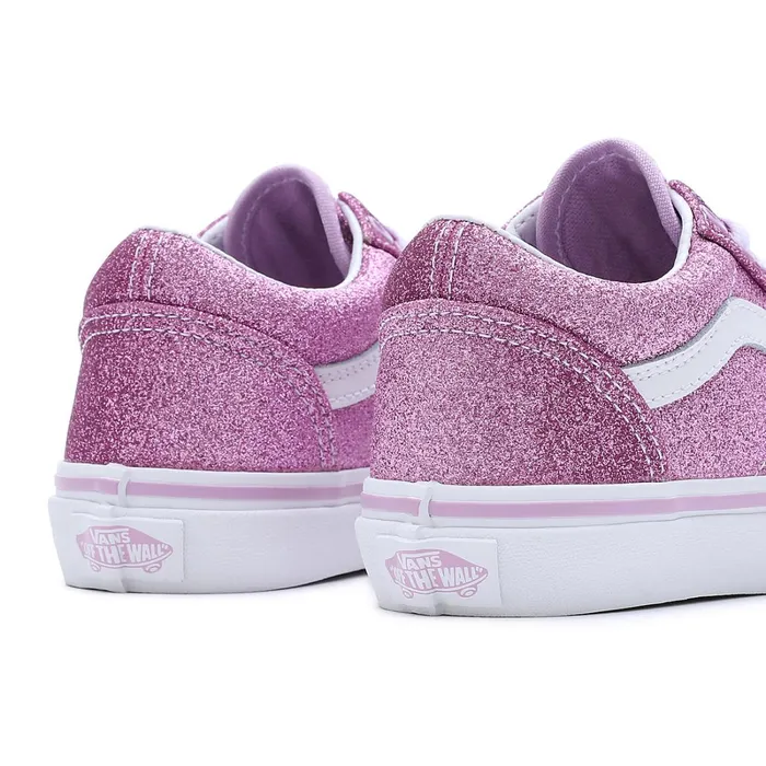 Vans Classics Kids Glitter Old Skool Shoes 48 Years Purple