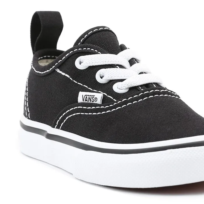 Vans Classics Kids Toddler Authentic Elastic Lace Shoes 14 Years Black