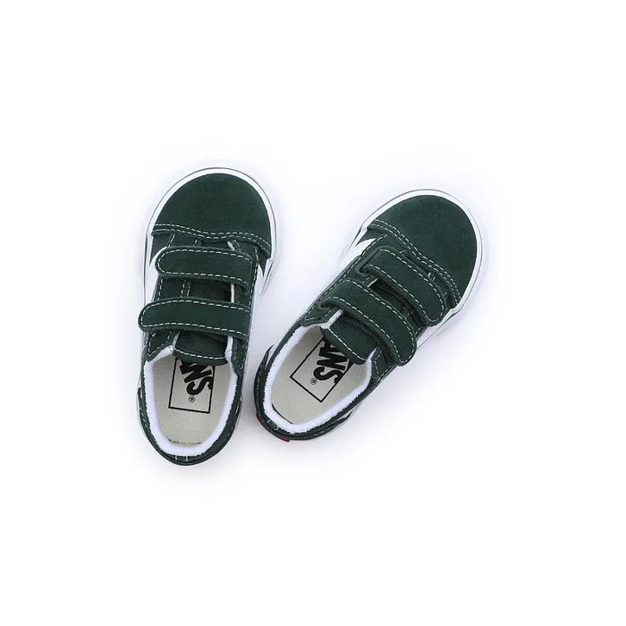 Vans Classics Kids Toddler Color Theory Old Skool Hook And Loop Shoes 14 Years Green