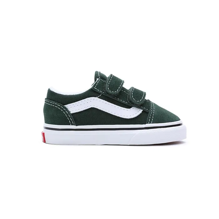 Vans Classics Kids Toddler Color Theory Old Skool Hook And Loop Shoes 14 Years Green
