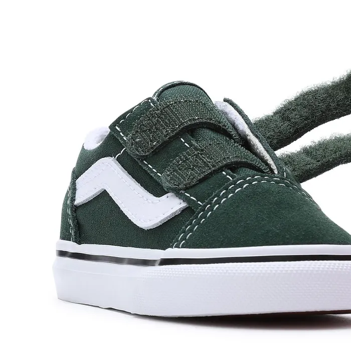 Vans Classics Kids Toddler Color Theory Old Skool Hook And Loop Shoes 14 Years Green