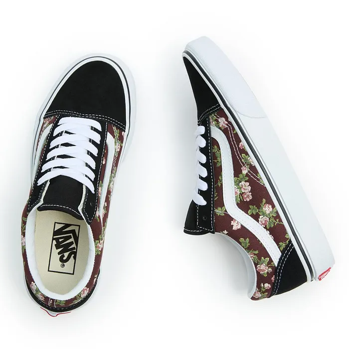 Vans Classics Men Old Skool Wallflower Floral Shoes Brown