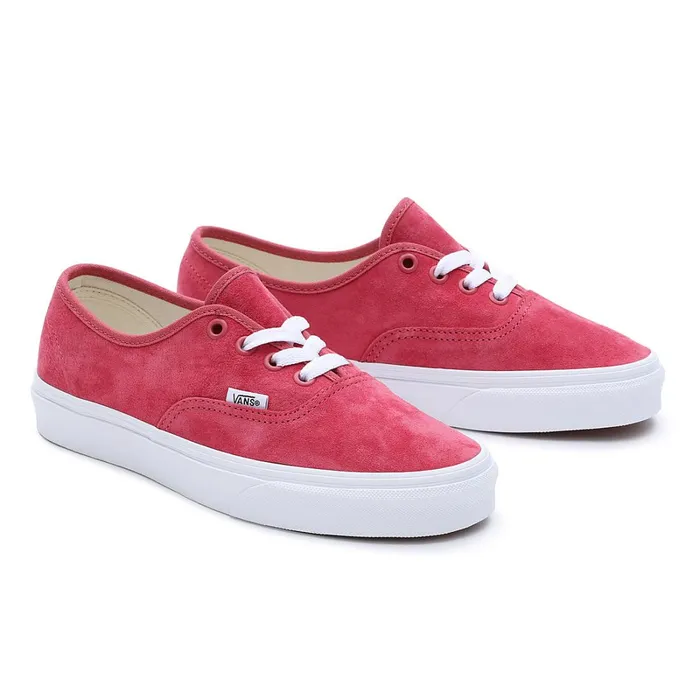 Vans Classics Men Pig Suede Authentic Shoes Red