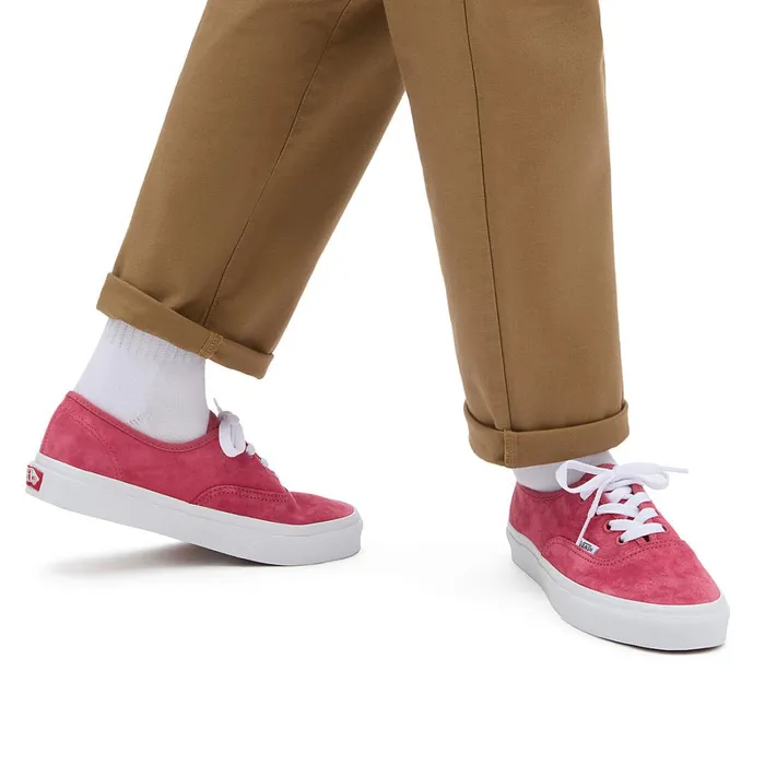 Vans Classics Men Pig Suede Authentic Shoes Red