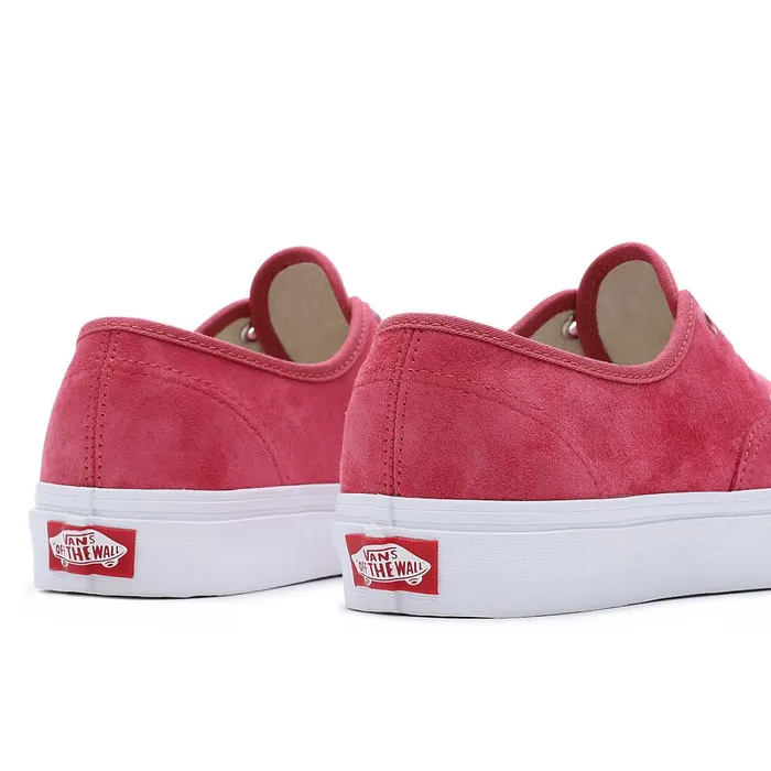 Vans Classics Men Pig Suede Authentic Shoes Red