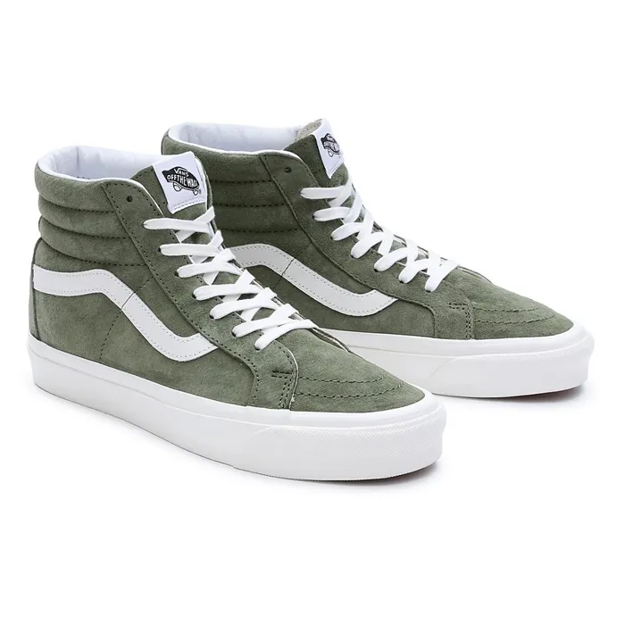 Vans Classics Men Pig Suede Sk8Hi 38 DX Shoes Green